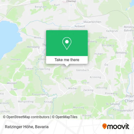 Карта Ratzinger Höhe