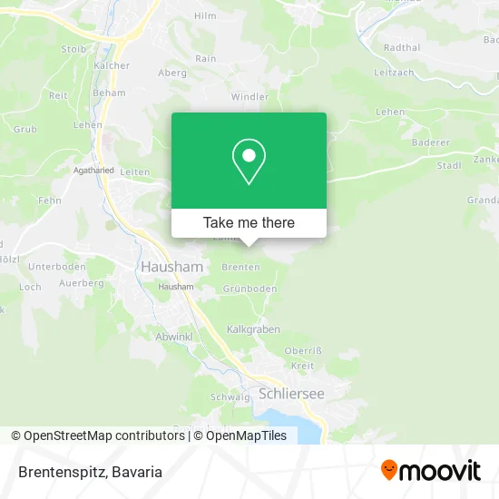 Карта Brentenspitz