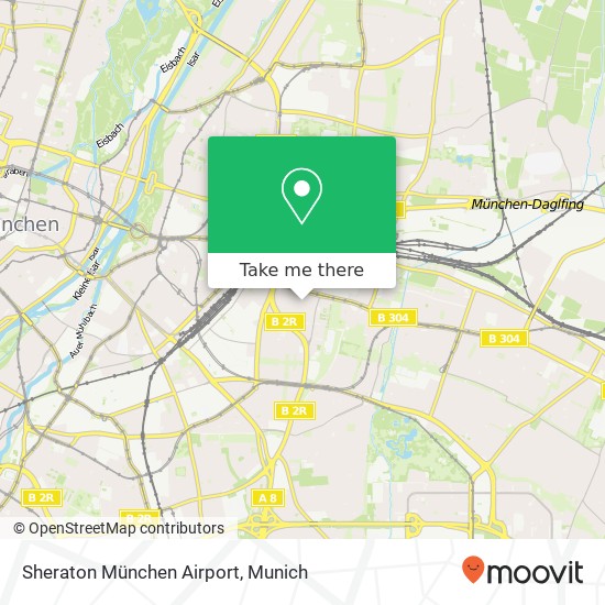 Sheraton München Airport map