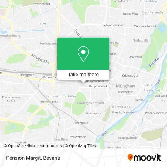 Карта Pension Margit