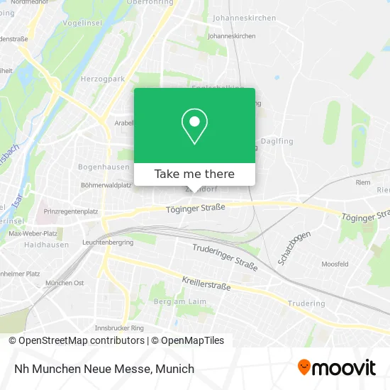 Карта Nh Munchen Neue Messe
