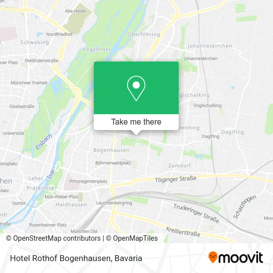 Карта Hotel Rothof Bogenhausen