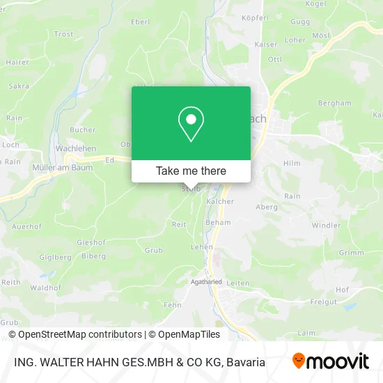 Карта ING. WALTER HAHN GES.MBH & CO KG
