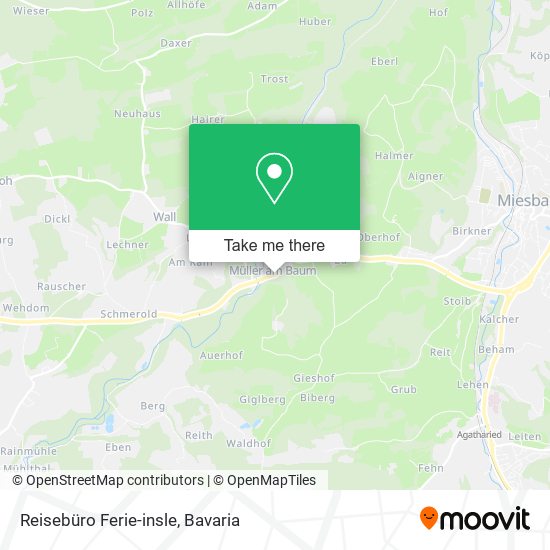 Reisebüro Ferie-insle map