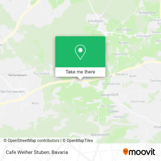 Cafe Weiher Stuben map