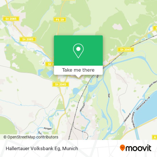 Hallertauer Volksbank Eg map