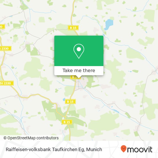 Raiffeisen-volksbank Taufkirchen Eg map