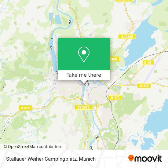 Stallauer Weiher Campingplatz map