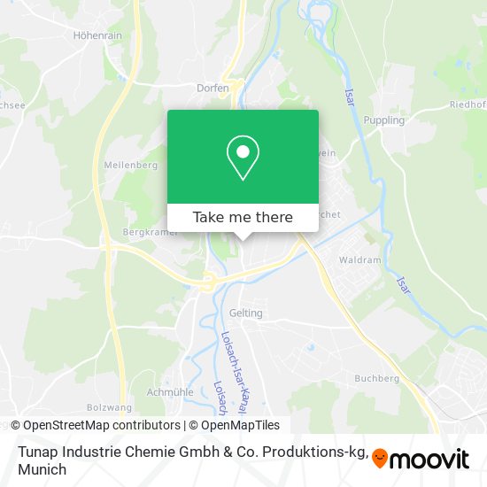 Tunap Industrie Chemie Gmbh & Co. Produktions-kg map