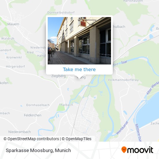 Sparkasse Moosburg map