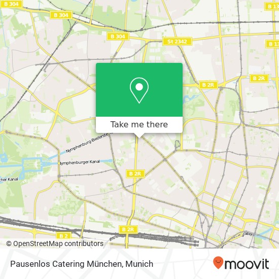 Карта Pausenlos Catering München