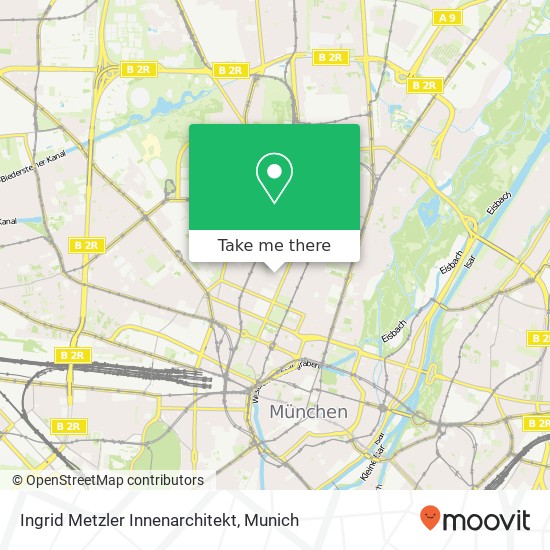 Ingrid Metzler Innenarchitekt map