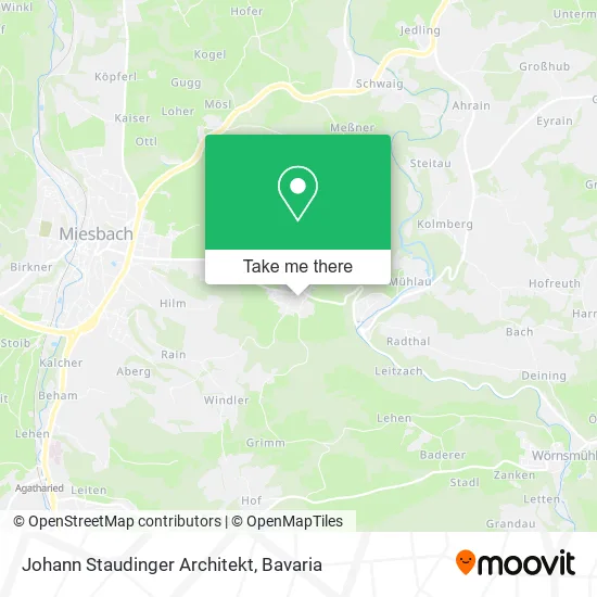 Карта Johann Staudinger Architekt