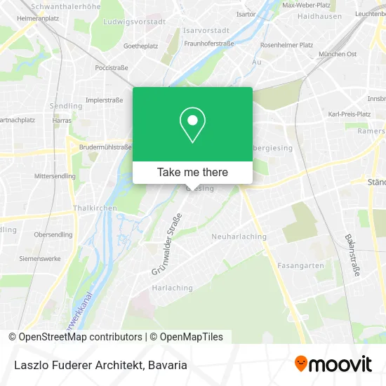 Laszlo Fuderer Architekt map
