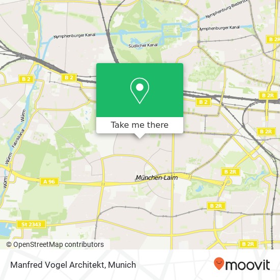 Manfred Vogel Architekt map