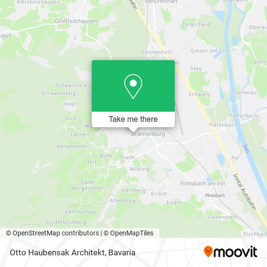Otto Haubensak Architekt map