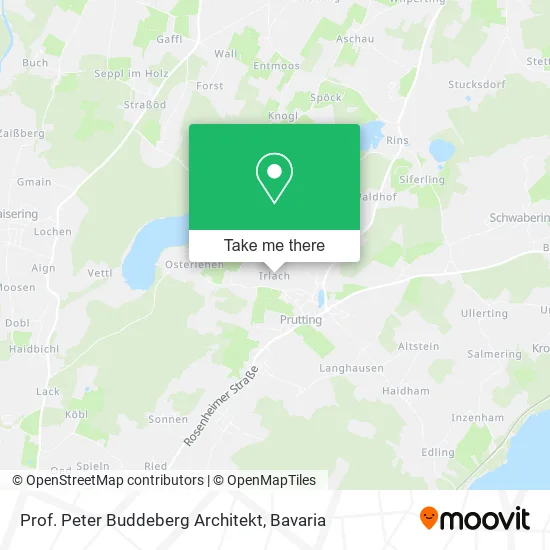Карта Prof. Peter Buddeberg Architekt