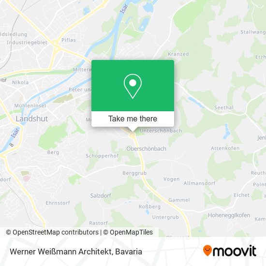 Werner Weißmann Architekt map