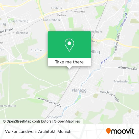 Volker Landwehr Architekt map