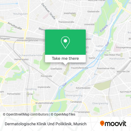Dermatologische Klinik Und Poliklinik map