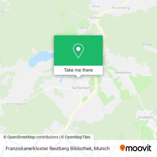 Franziskanerkloster Reutberg Bibliothek map