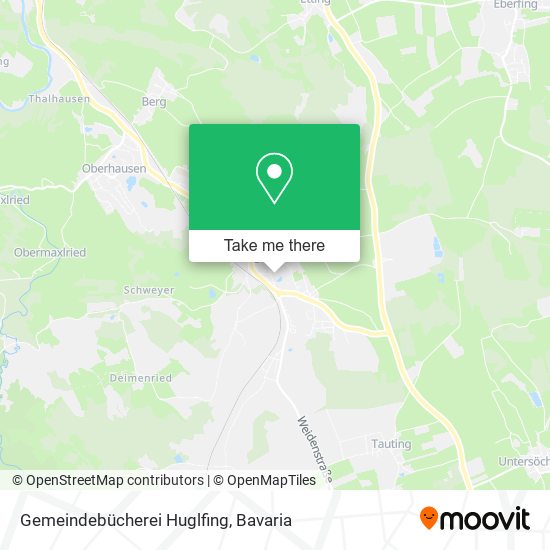 Gemeindebücherei Huglfing map