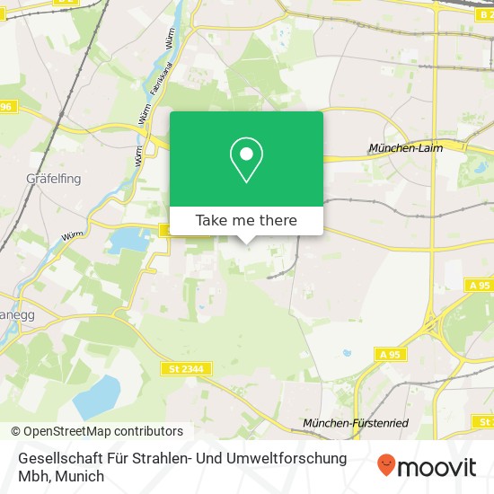 Gesellschaft Für Strahlen- Und Umweltforschung Mbh map