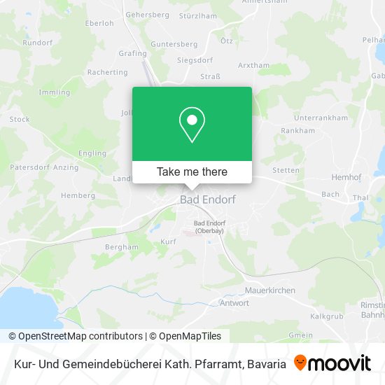 Kur- Und Gemeindebücherei Kath. Pfarramt map