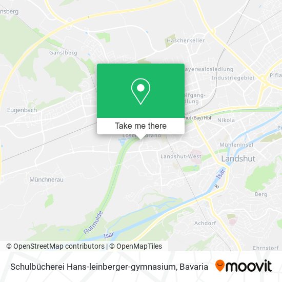 Schulbücherei Hans-leinberger-gymnasium map