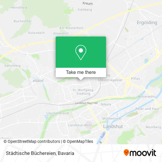 Städtische Büchereien map