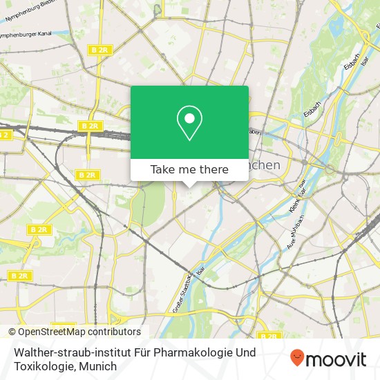 Walther-straub-institut Für Pharmakologie Und Toxikologie map