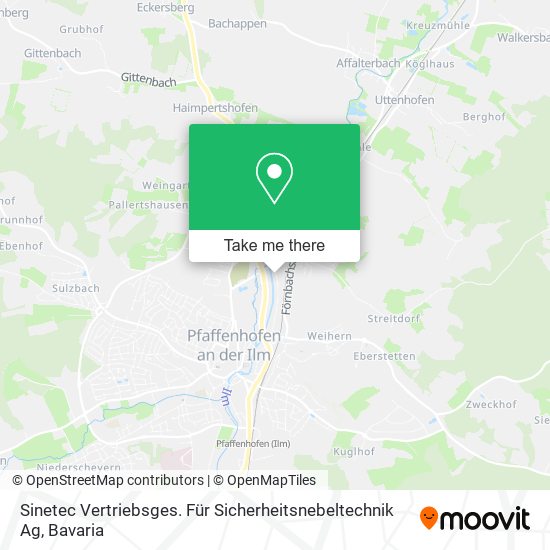 Sinetec Vertriebsges. Für Sicherheitsnebeltechnik Ag map