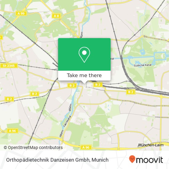 Orthopädietechnik Danzeisen Gmbh map