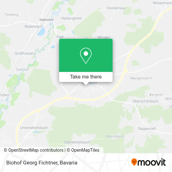 Biohof Georg Fichtner map