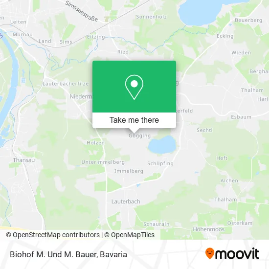 Карта Biohof M. Und M. Bauer