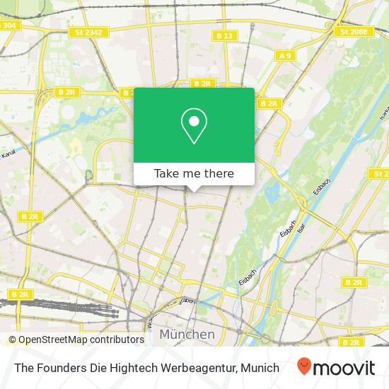 The Founders Die Hightech Werbeagentur map