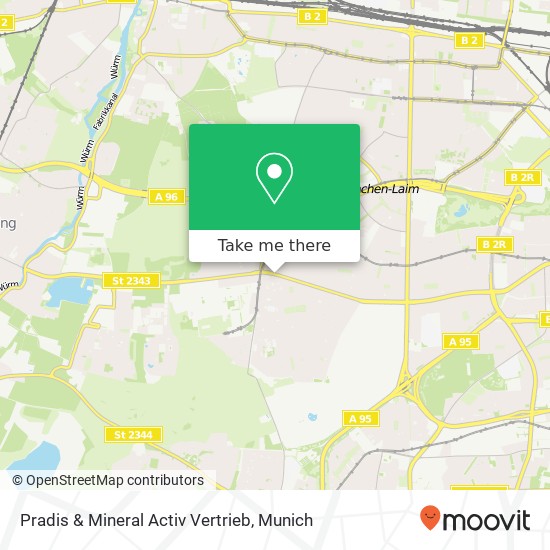 Pradis & Mineral Activ Vertrieb map