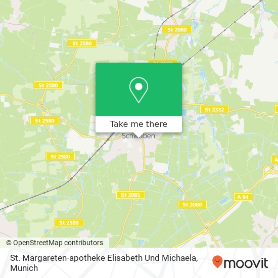 St. Margareten-apotheke Elisabeth Und Michaela map