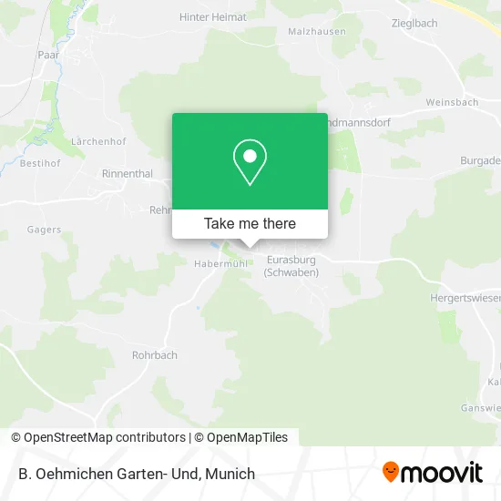 B. Oehmichen Garten- Und map