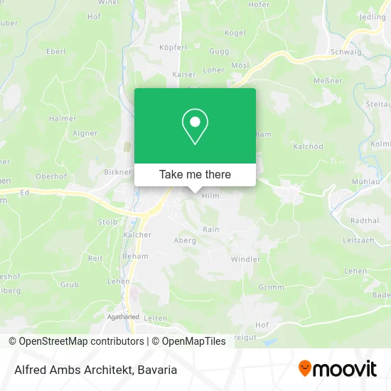 Alfred Ambs Architekt map