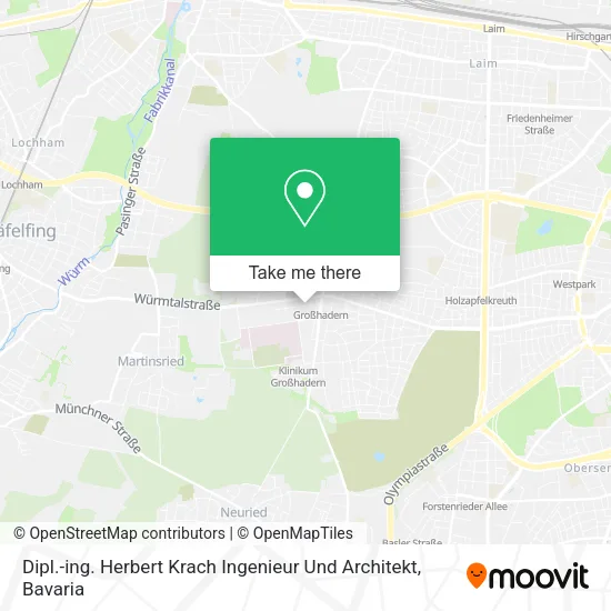Карта Dipl.-ing. Herbert Krach Ingenieur Und Architekt