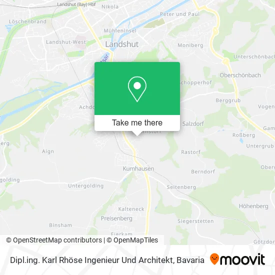 Карта Dipl.ing. Karl Rhöse Ingenieur Und Architekt