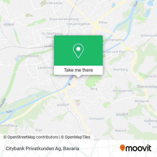 Citybank Privatkunden Ag map