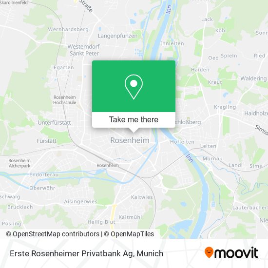 Erste Rosenheimer Privatbank Ag map
