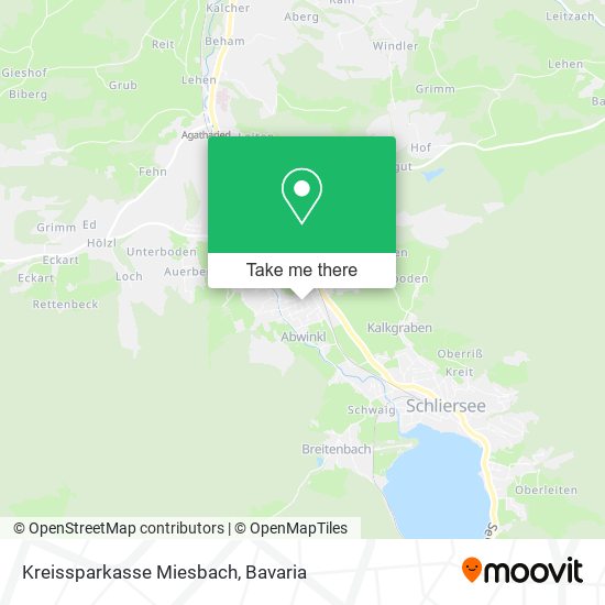 Kreissparkasse Miesbach map
