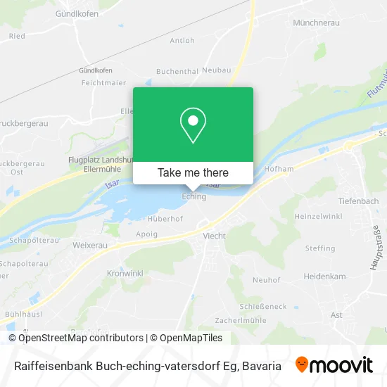 Карта Raiffeisenbank Buch-eching-vatersdorf Eg