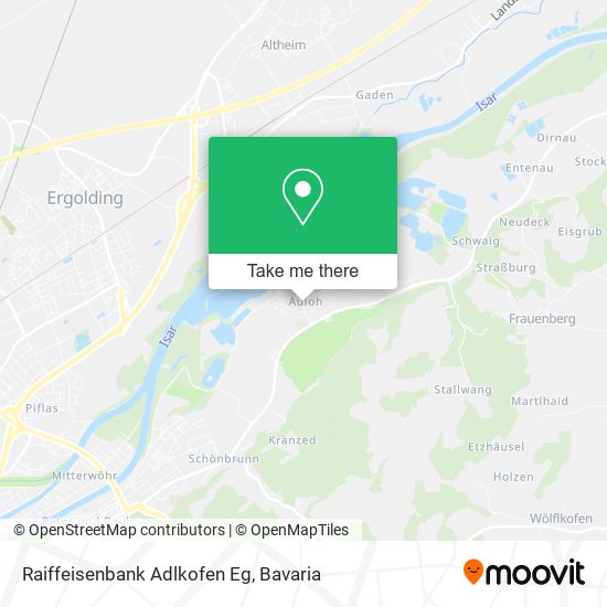 Raiffeisenbank Adlkofen Eg map