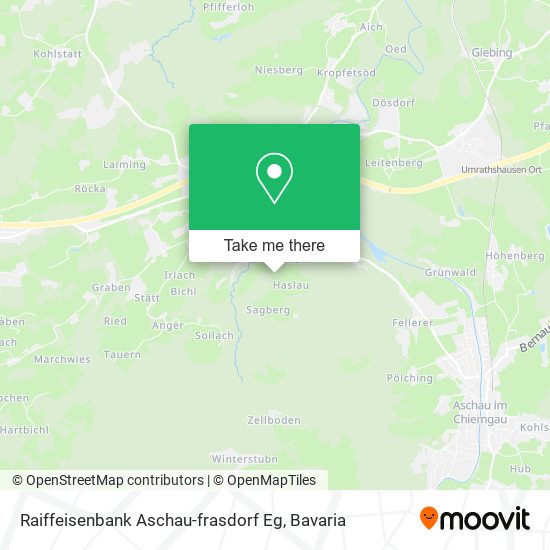 Raiffeisenbank Aschau-frasdorf Eg map