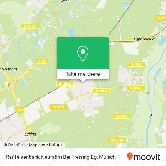 Raiffeisenbank Neufahrn Bei Freising Eg map