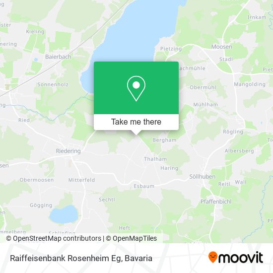 Raiffeisenbank Rosenheim Eg map